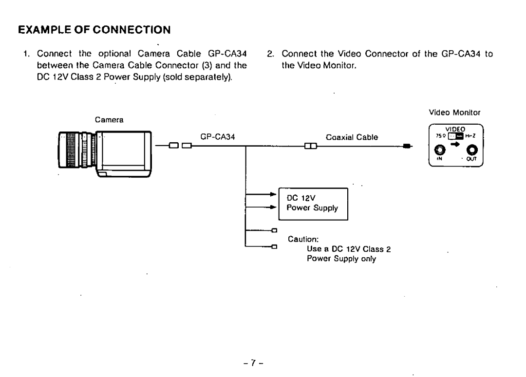 Panasonic GP-MF552 manual 