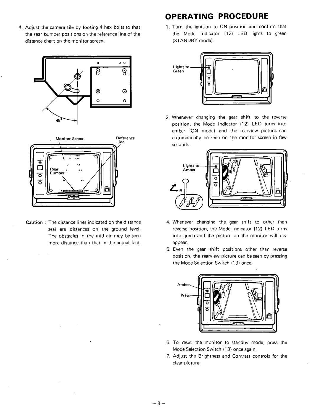 Panasonic GP-RV110 manual 