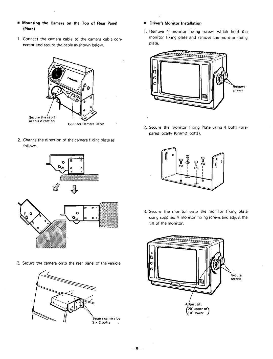 Panasonic GP-RV110 manual 