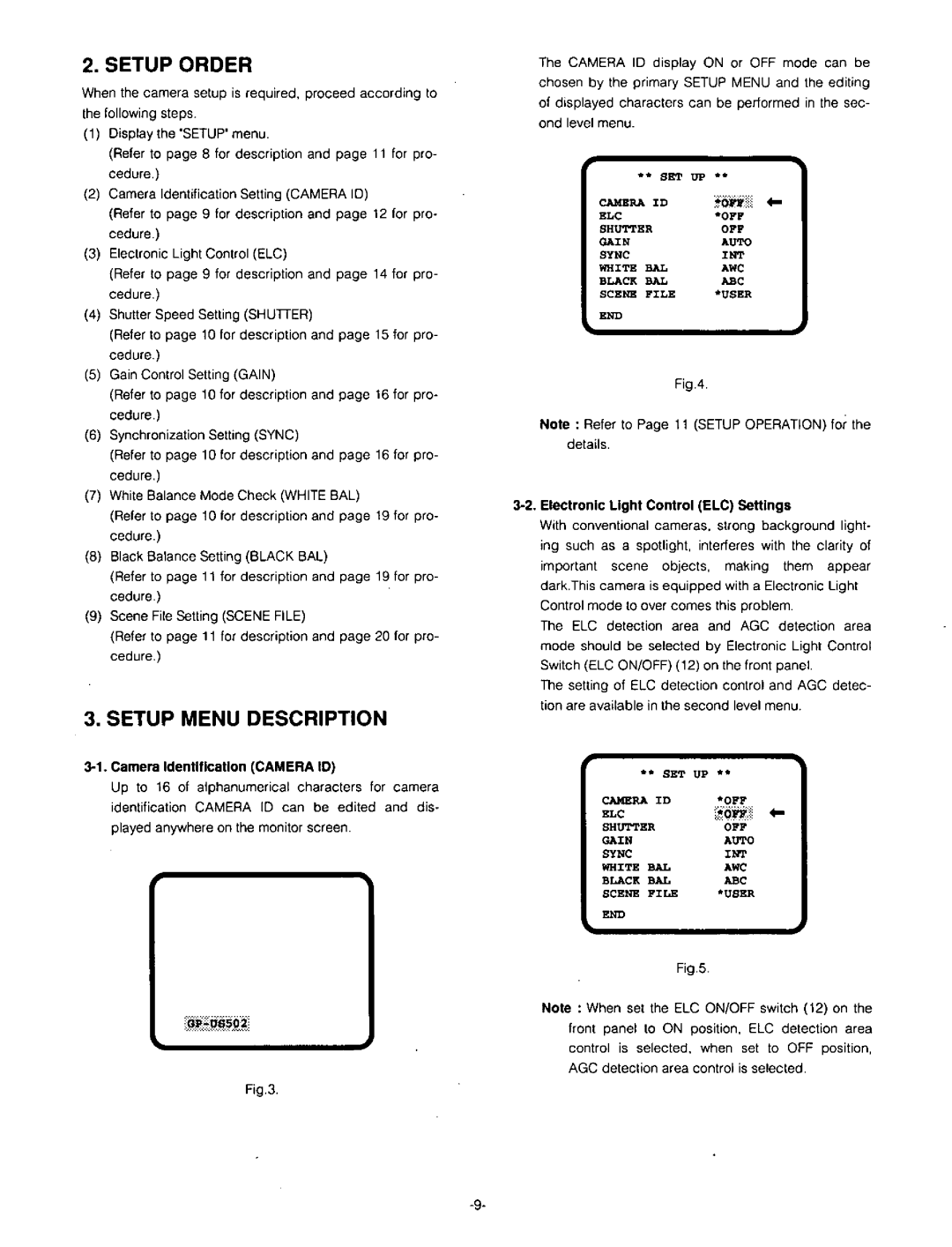 Panasonic GP-US502 manual 