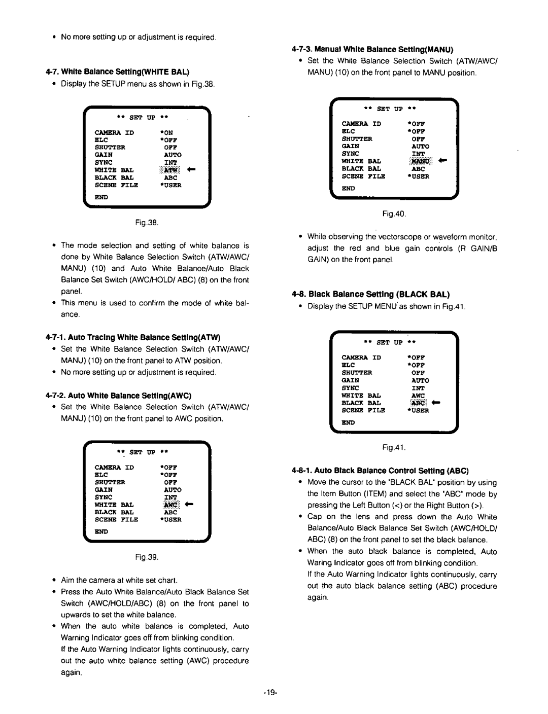 Panasonic GP-US502 manual 