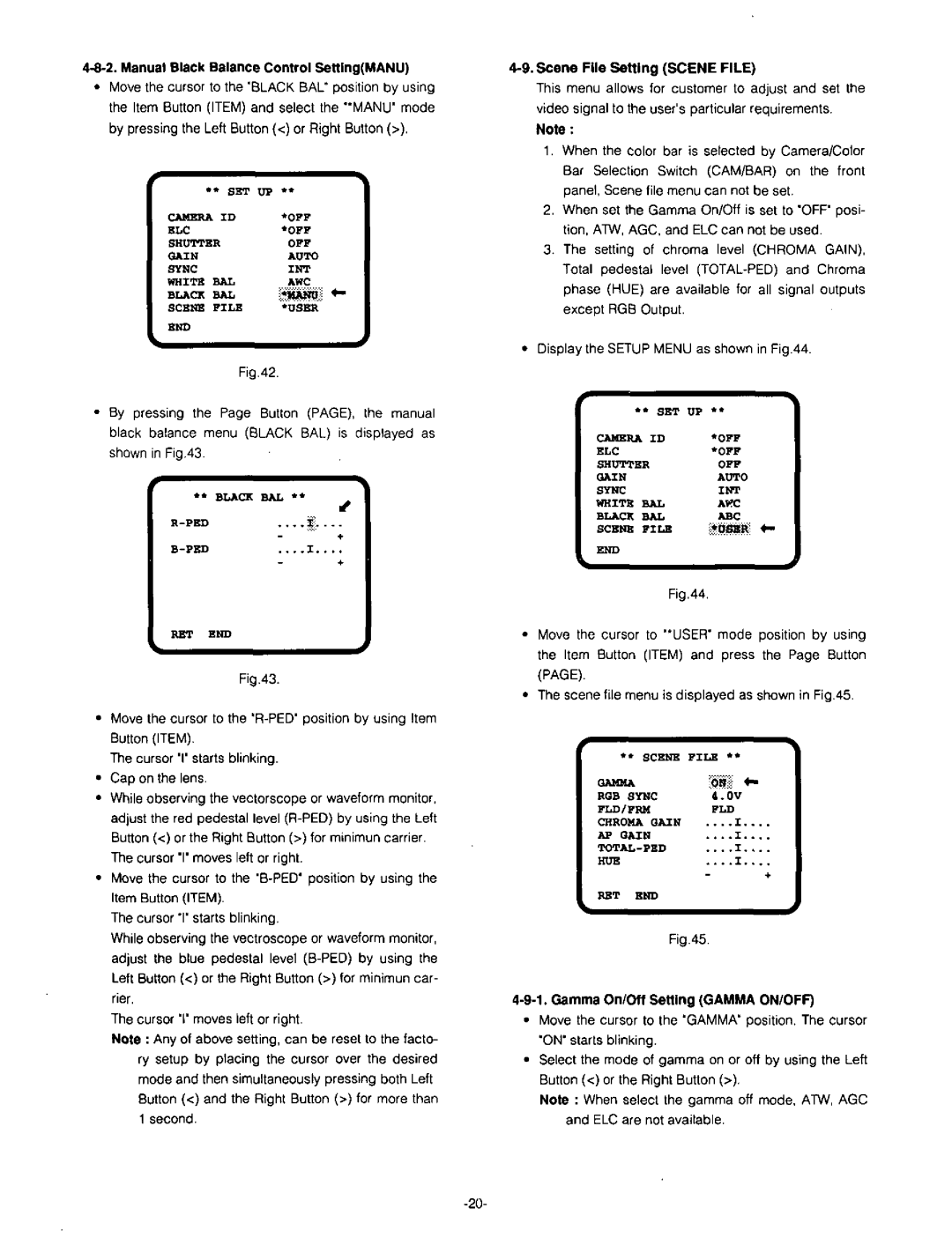 Panasonic GP-US502 manual 