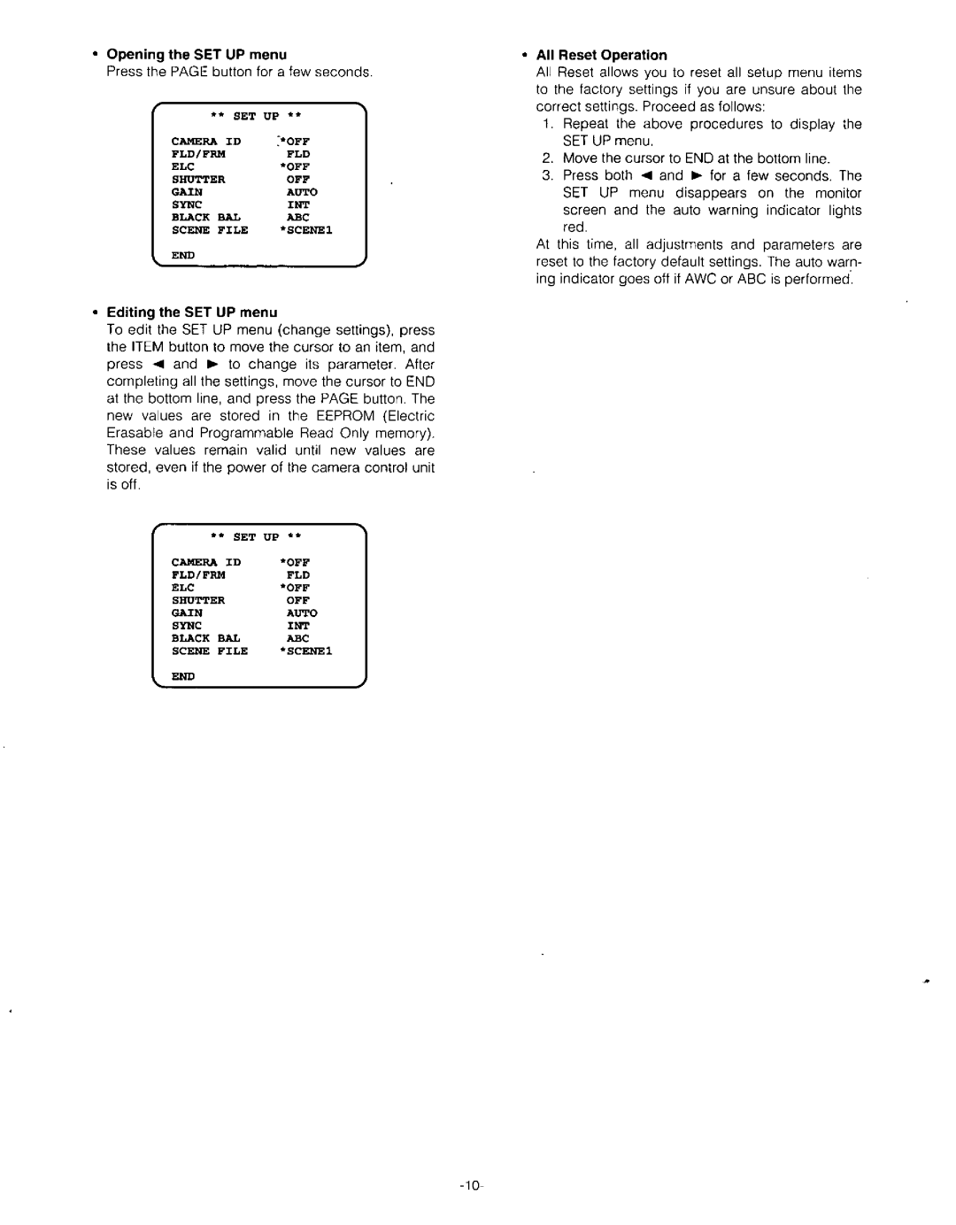 Panasonic GP-US522H, GP-US522CU, GP-US532H manual 