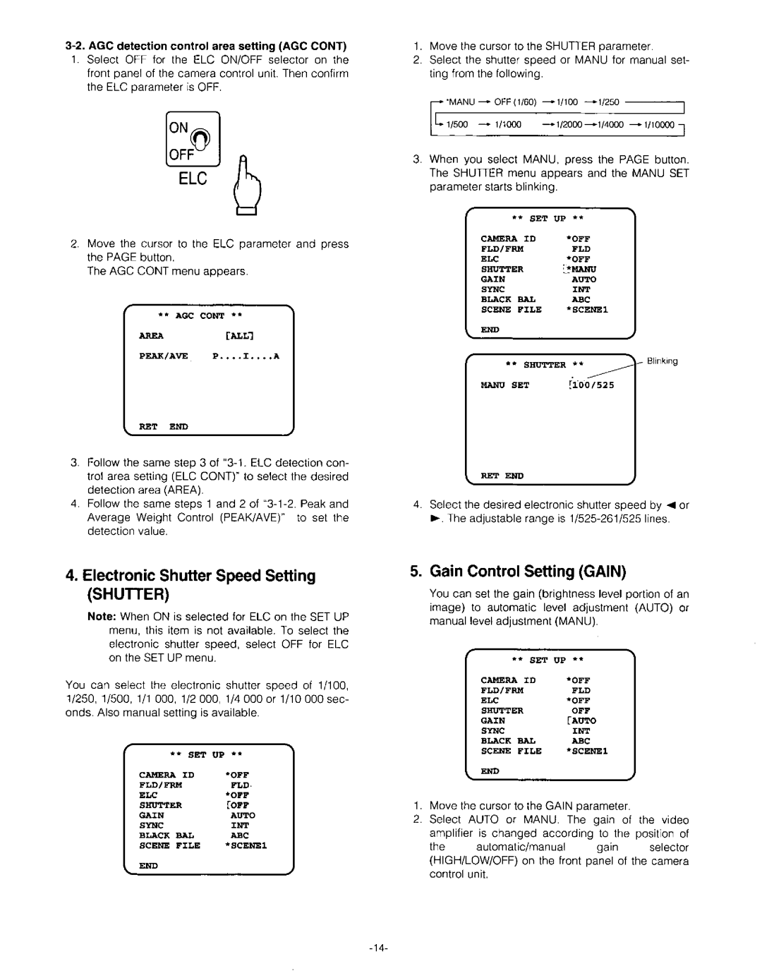 Panasonic GP-US522CU, GP-US522H, GP-US532H manual 