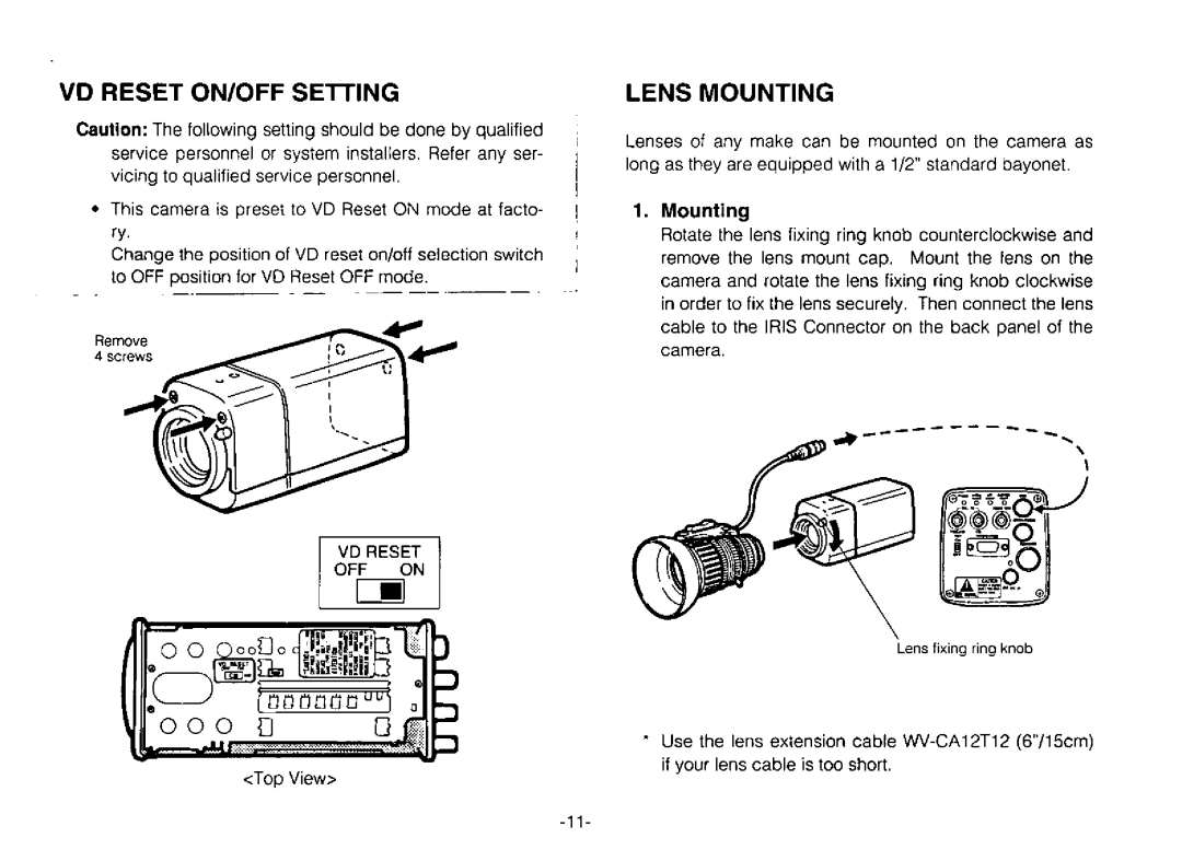 Panasonic GPUR612 manual 