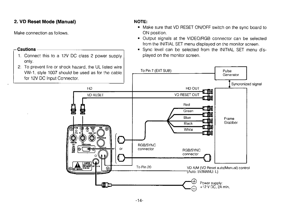 Panasonic GPUR612 manual 