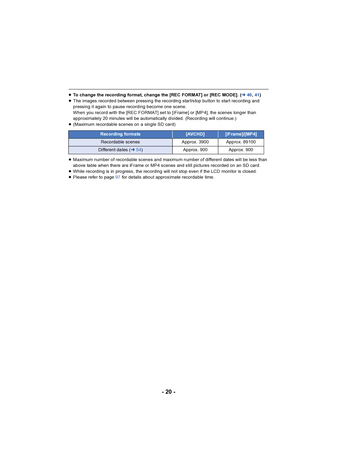 Panasonic HC-V130 owner manual Avchd 