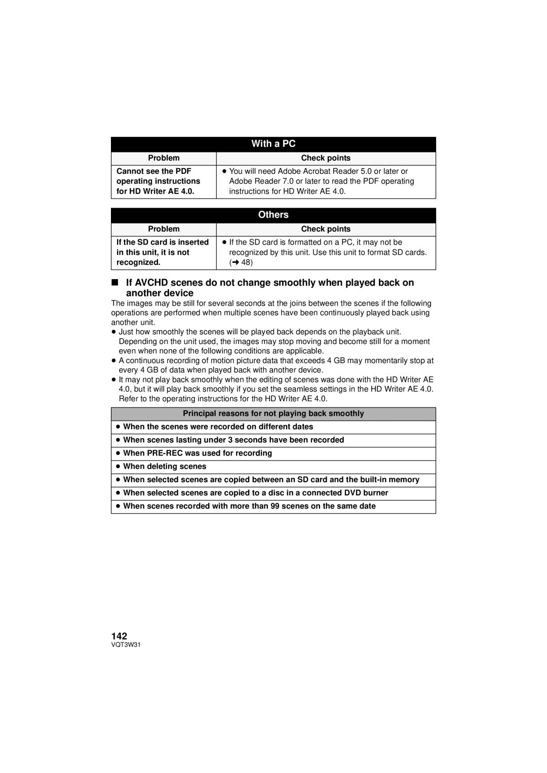 Panasonic HC-V500M owner manual 142, Recognized 