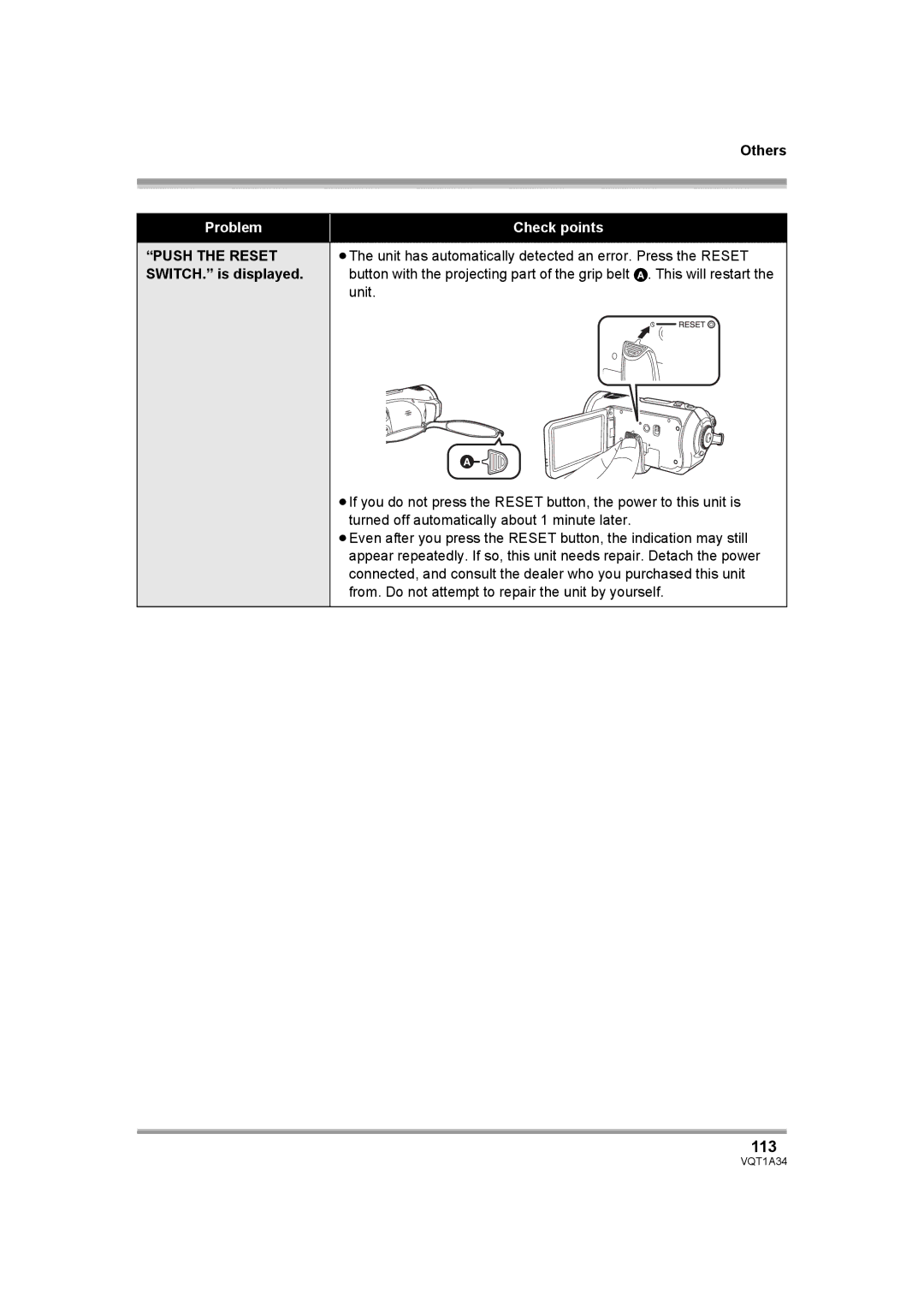 Panasonic HDC-SD1 operating instructions 113 