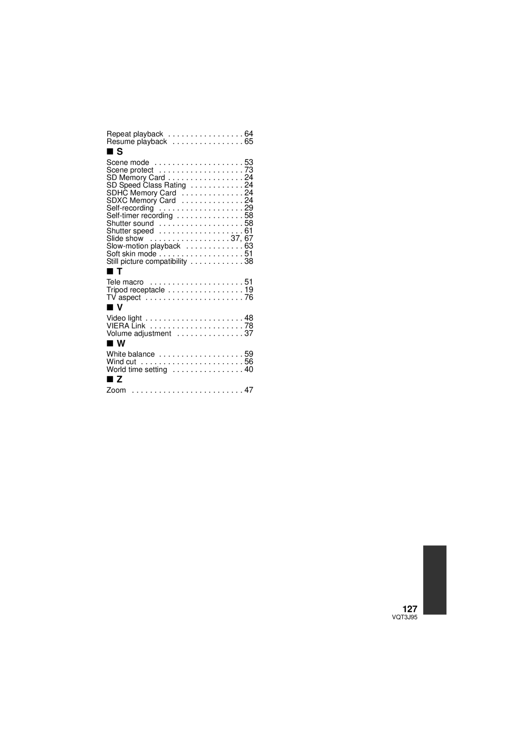 Panasonic HDC-TM41P/PC, HDC-SD40P/PC, HDC-TM40P/PC owner manual 127, Still picture compatibility 