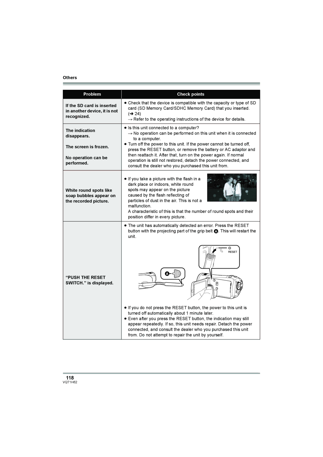 Panasonic HDC-SD5PP operating instructions 118 