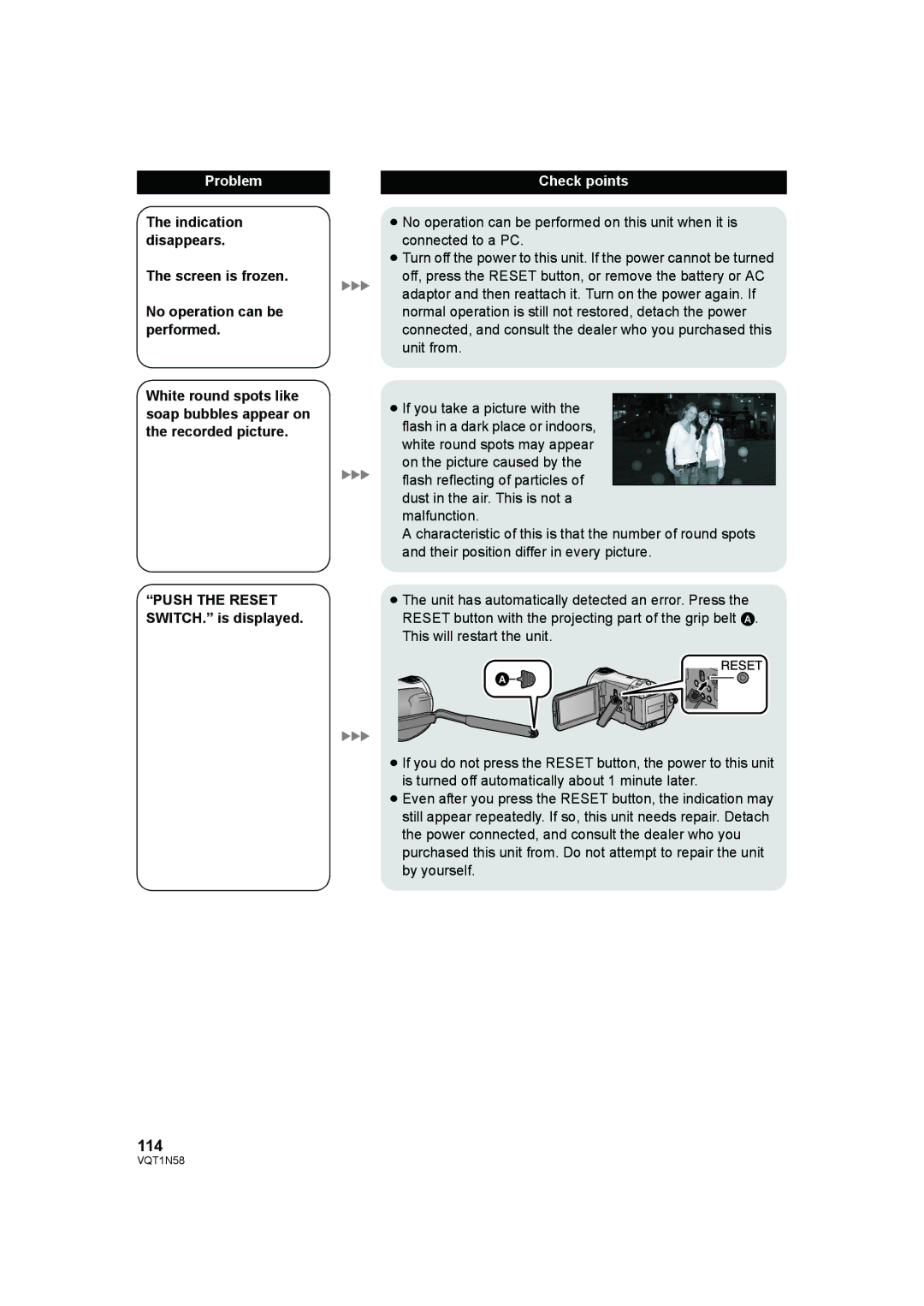 Panasonic HDC-SD9D operating instructions 114 