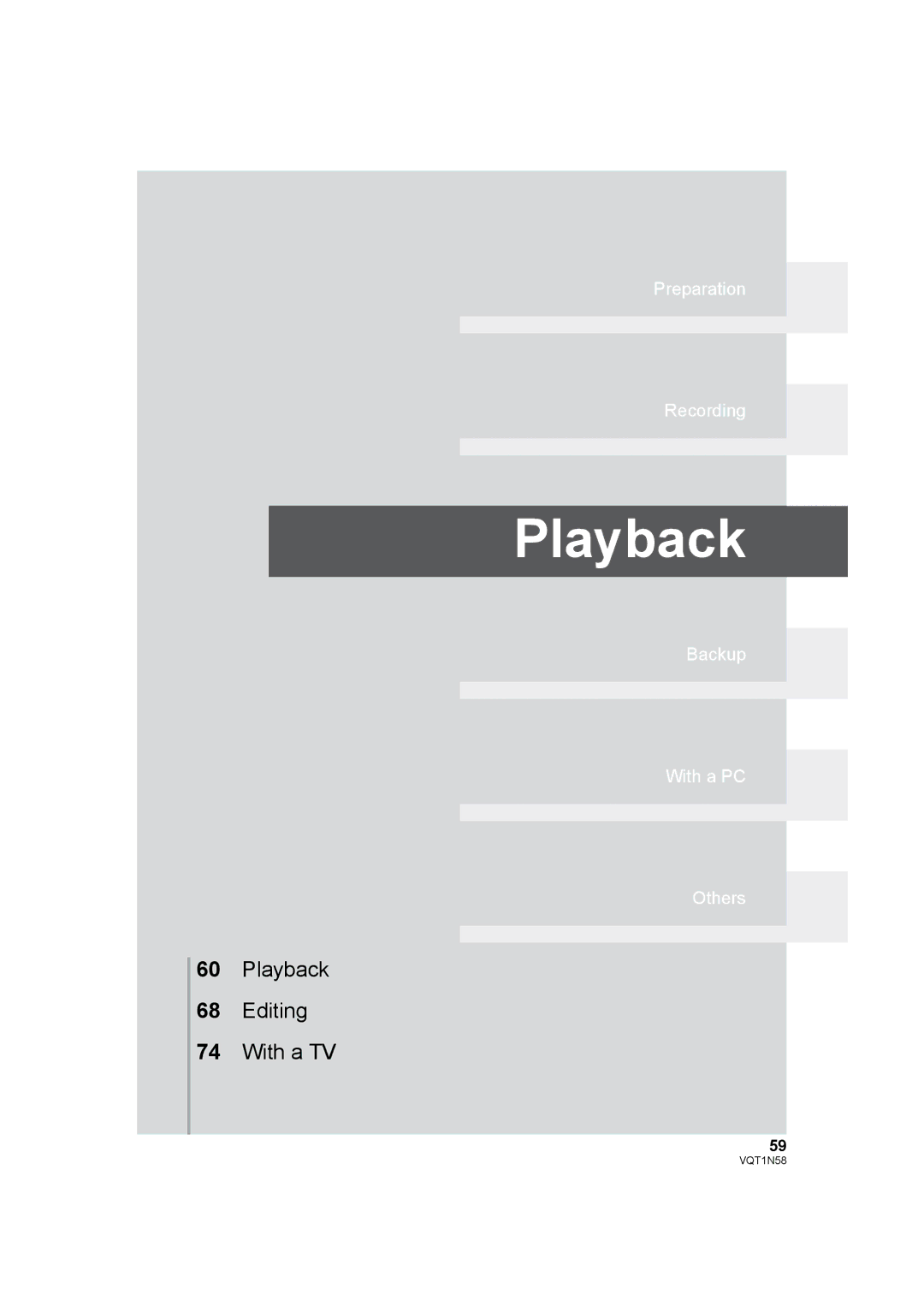 Panasonic HDC-SD9D operating instructions Playback 