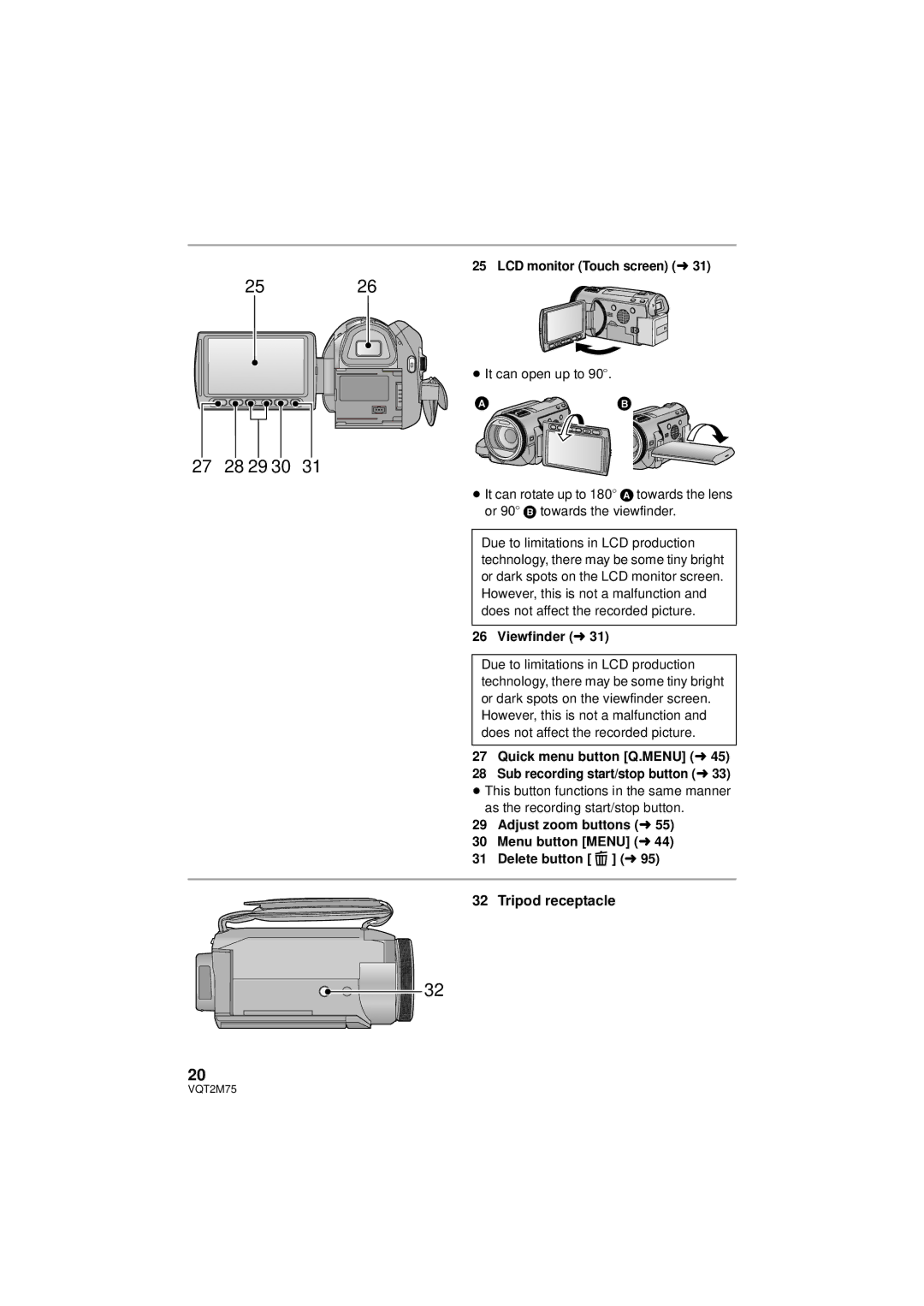 Panasonic HDC-HS700P/PC, HDC-TM700P/PC, HDC-TM700K operating instructions 27 28 29 30 