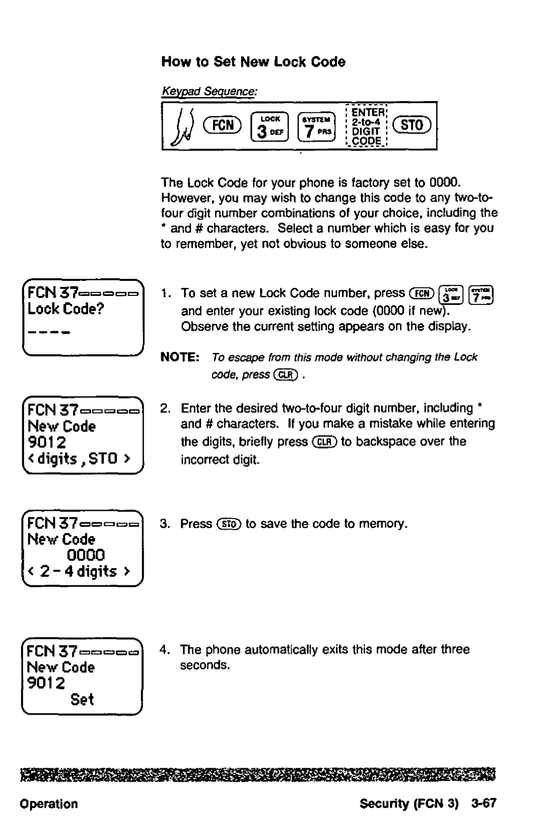 Panasonic HH950 manual 