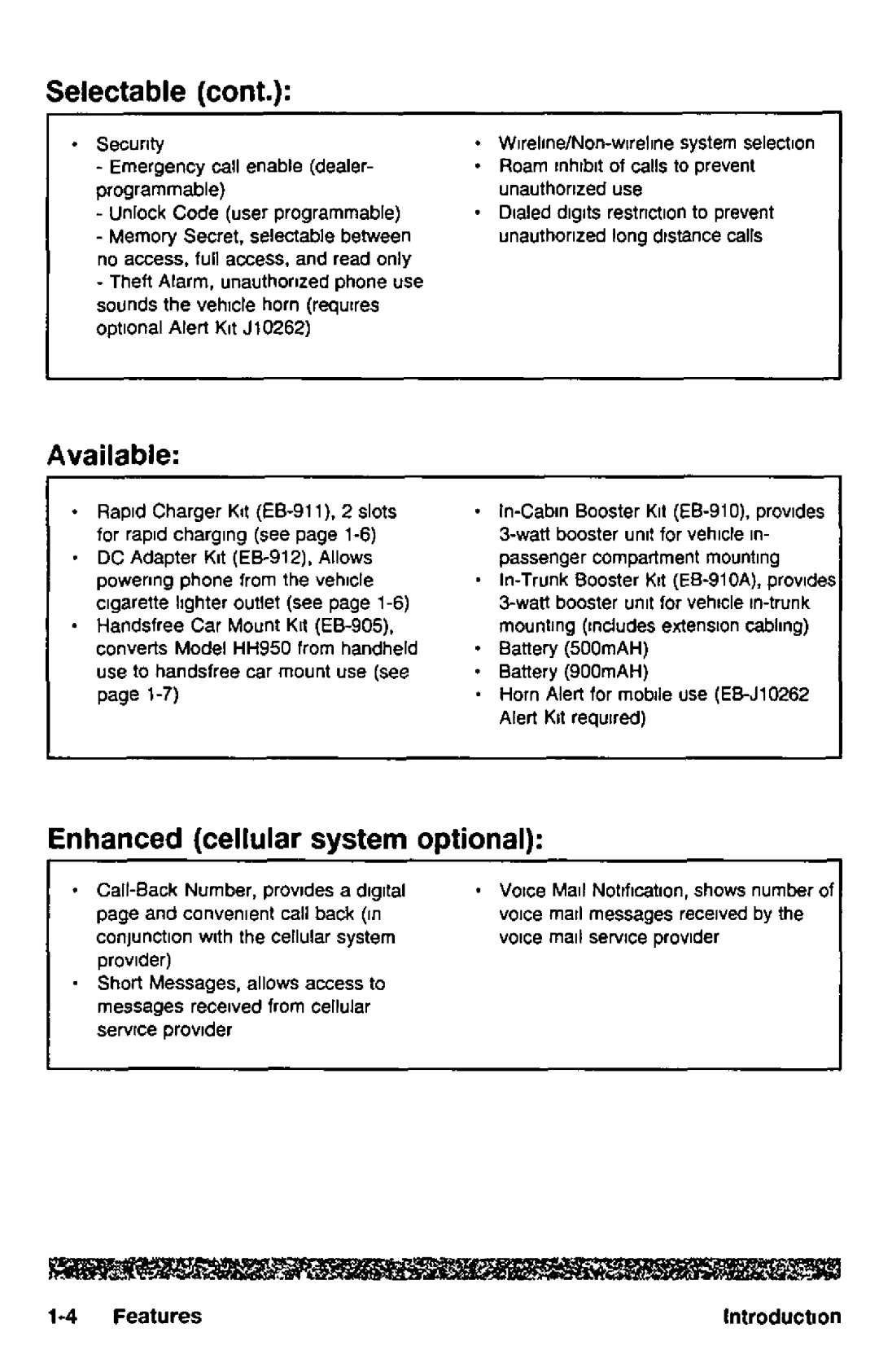 Panasonic HH950 manual 