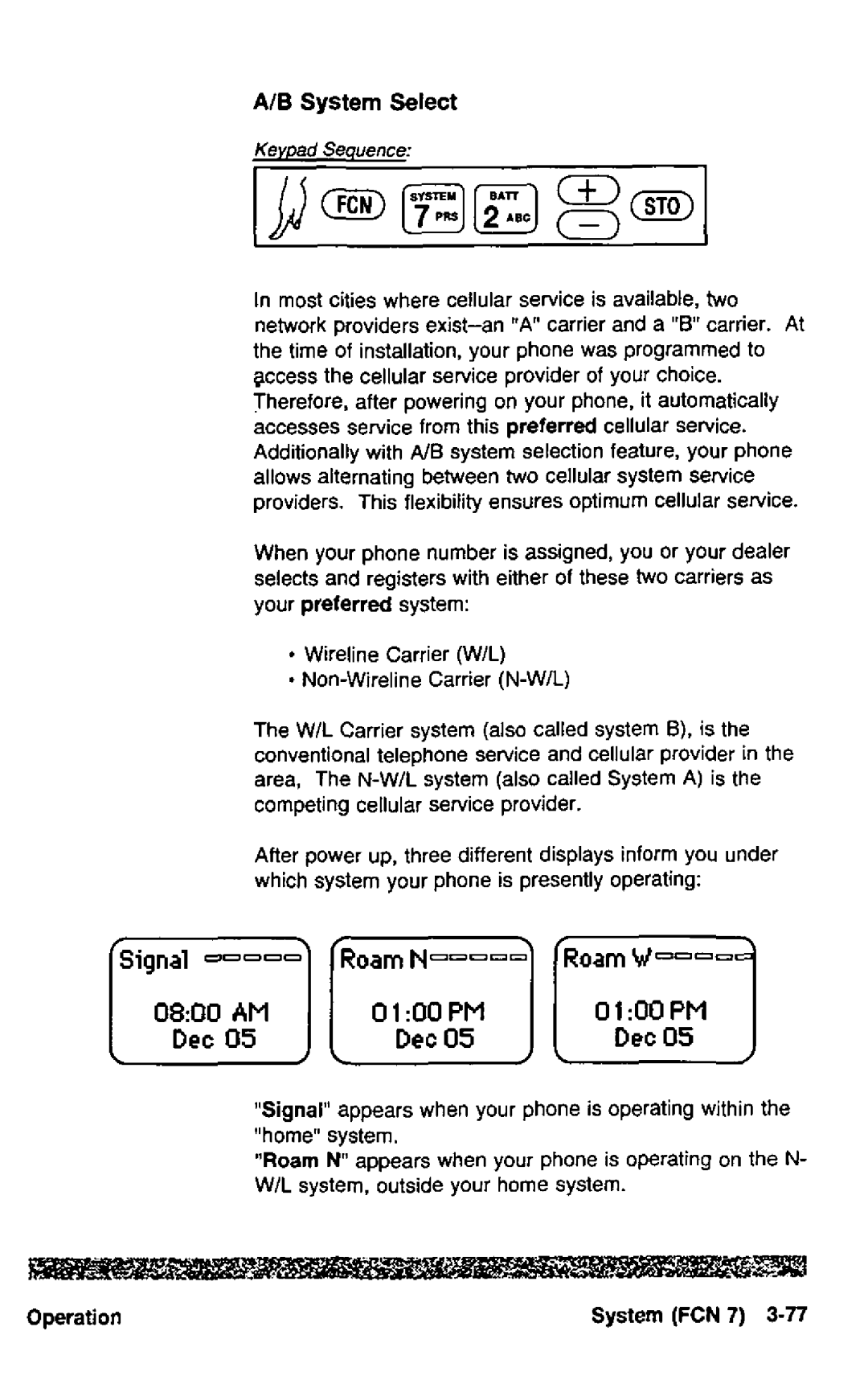 Panasonic HH950 manual 