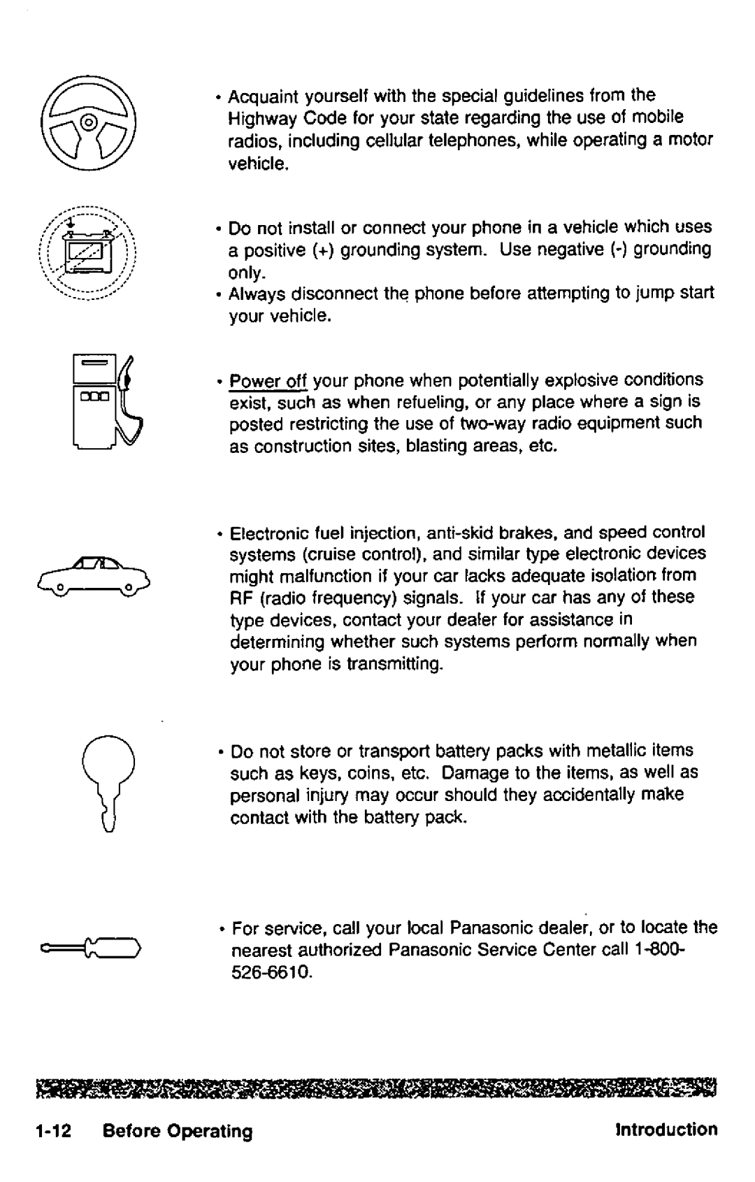 Panasonic HH950 manual 