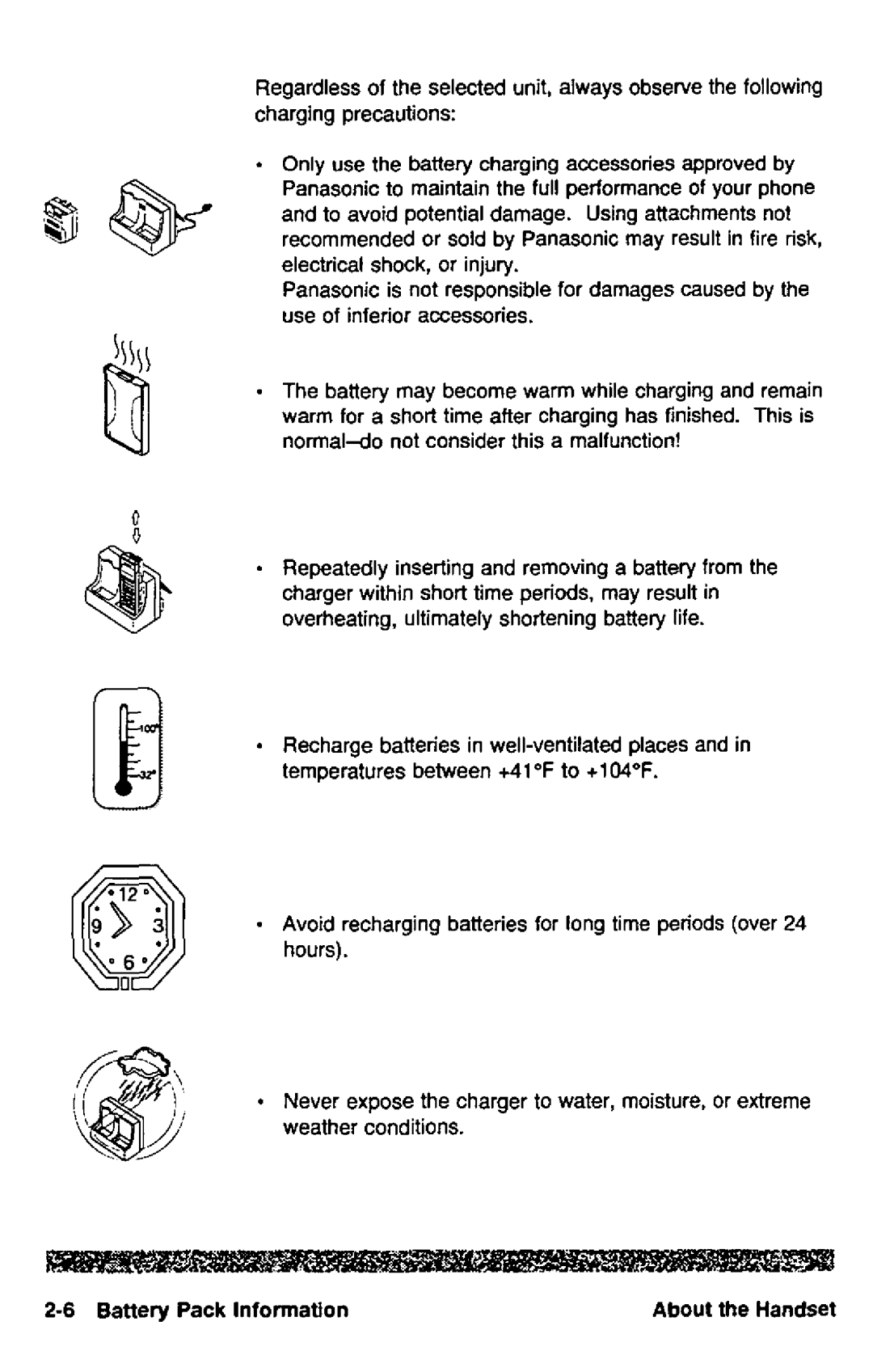 Panasonic HH950 manual 