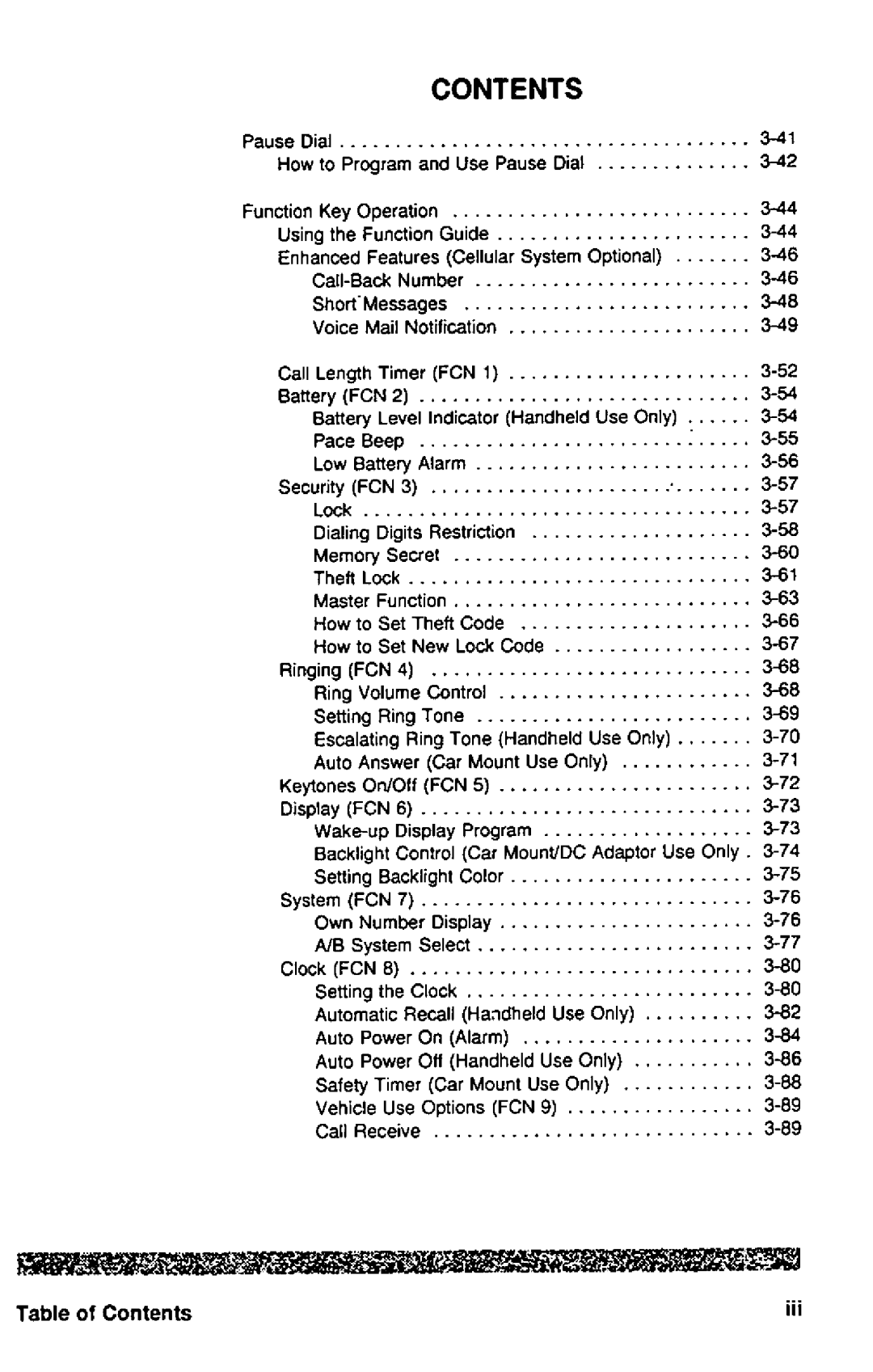 Panasonic HH950 manual 