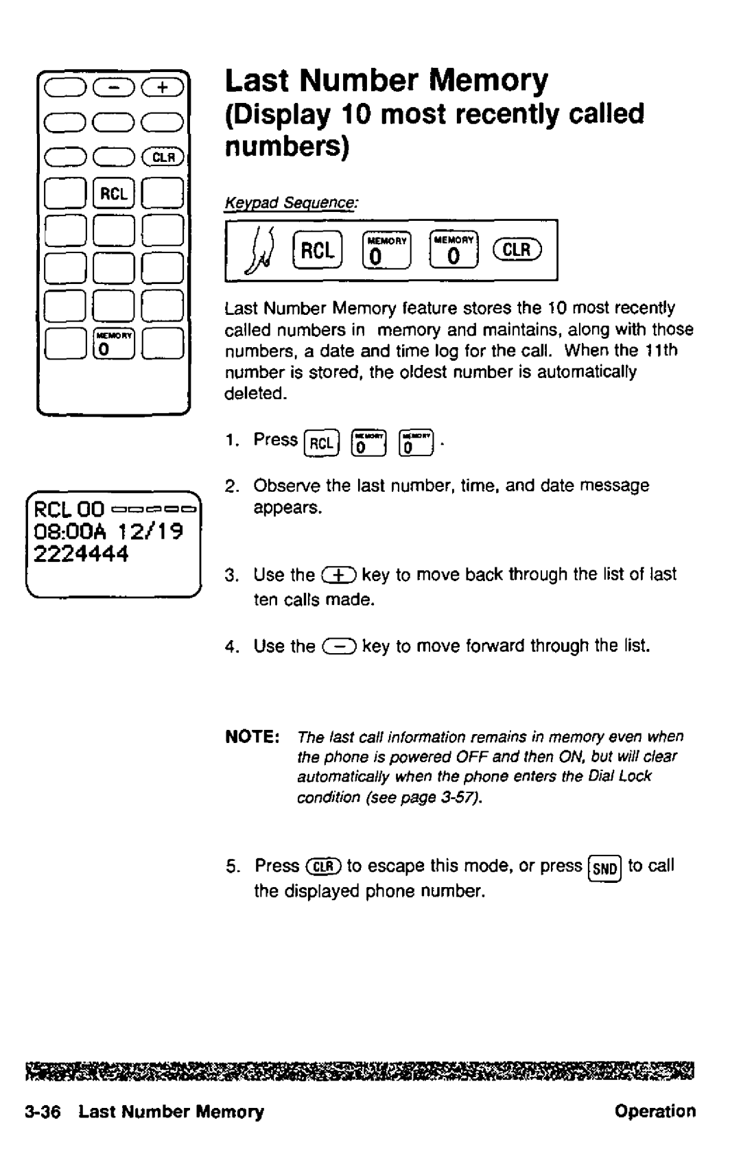 Panasonic HH950 manual 