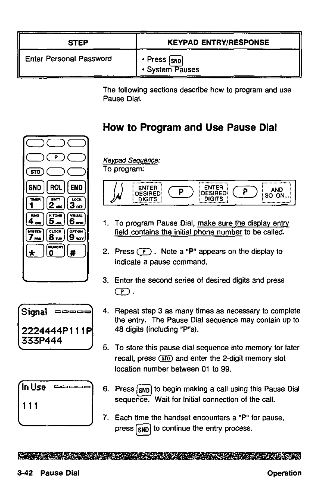 Panasonic HH950 manual 