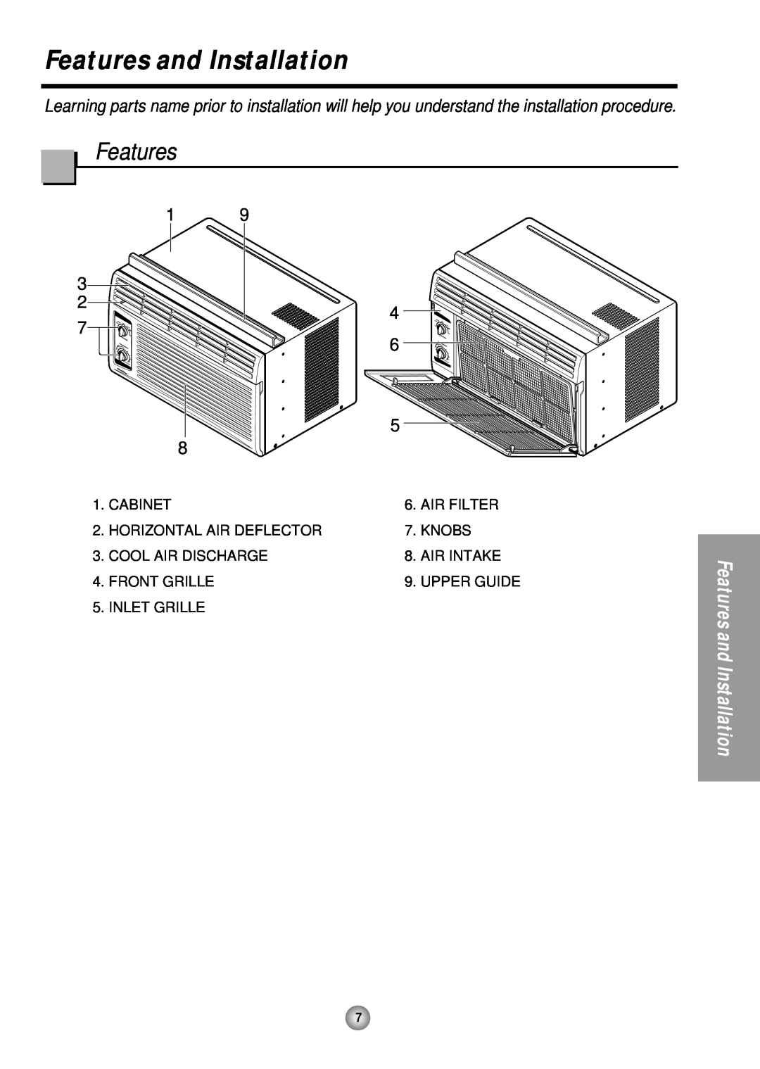 Panasonic HQ-2051TH manual Features and Installation 