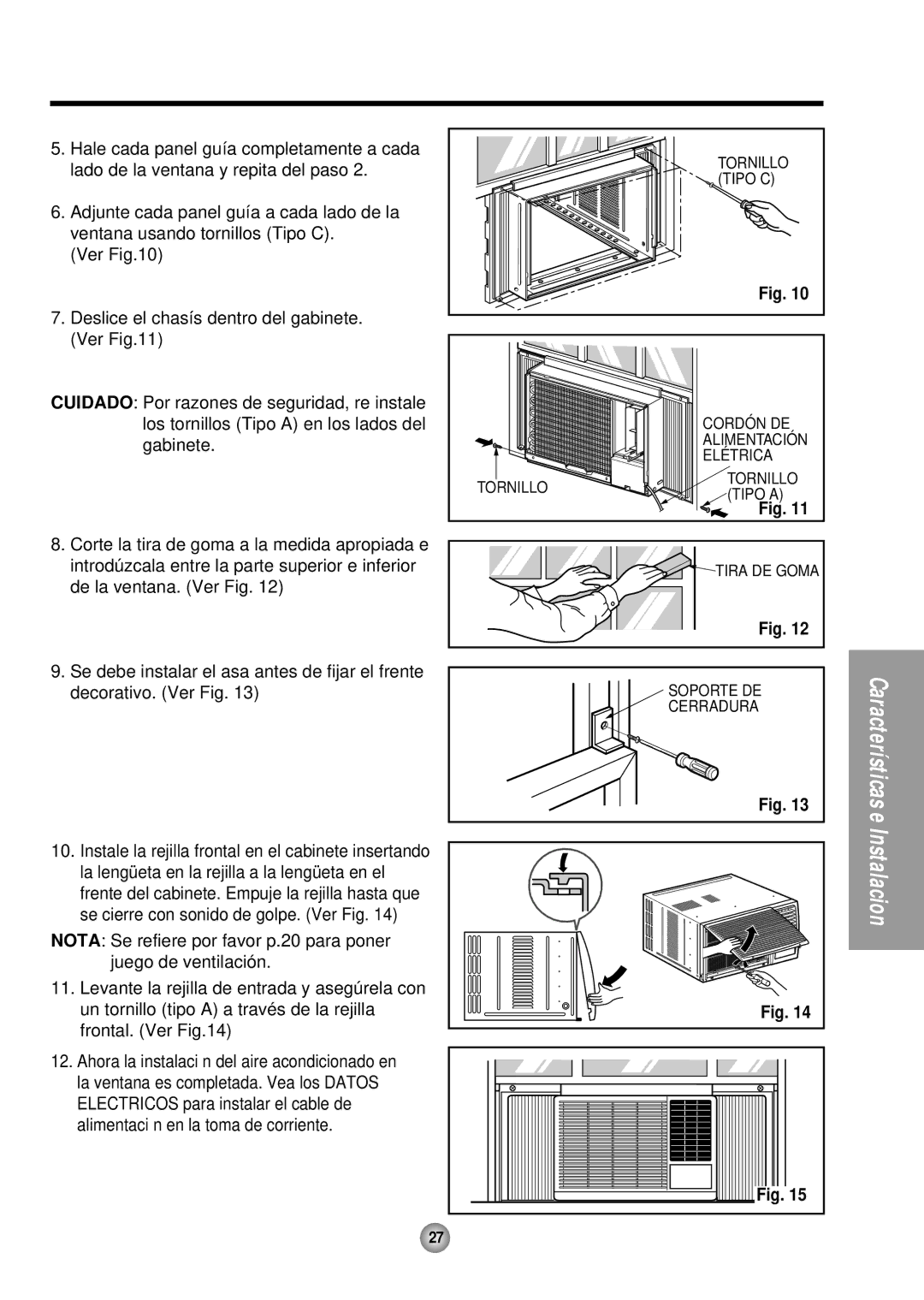 Panasonic HQ-2243TH manual Características e 