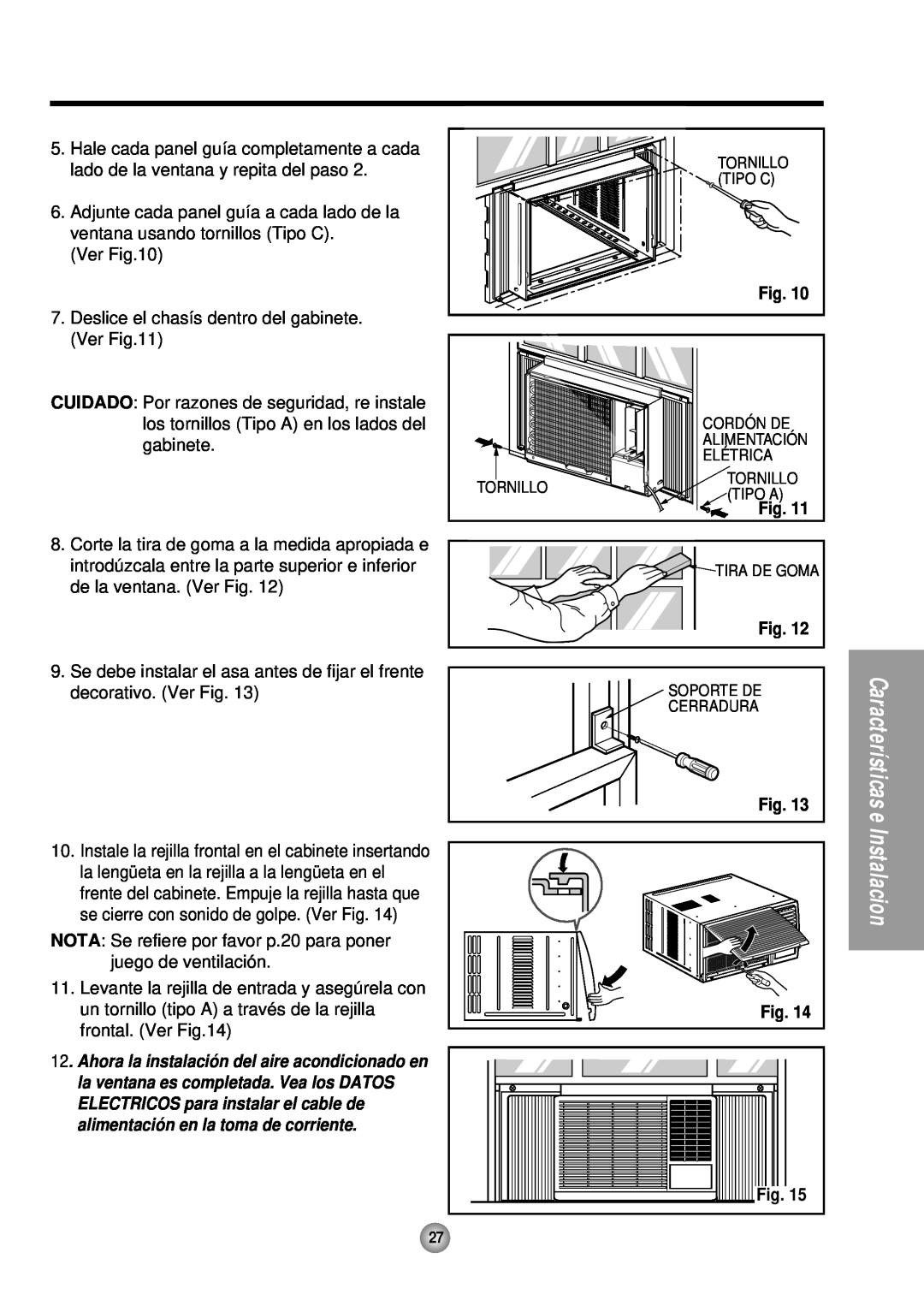 Panasonic HQ-2243TH manual Características e, Instalacion 