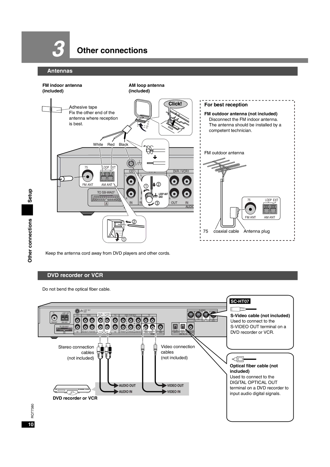 Panasonic SC-HT05, HT-SC07, HT-SC05, SC-HT07 manual 88# 