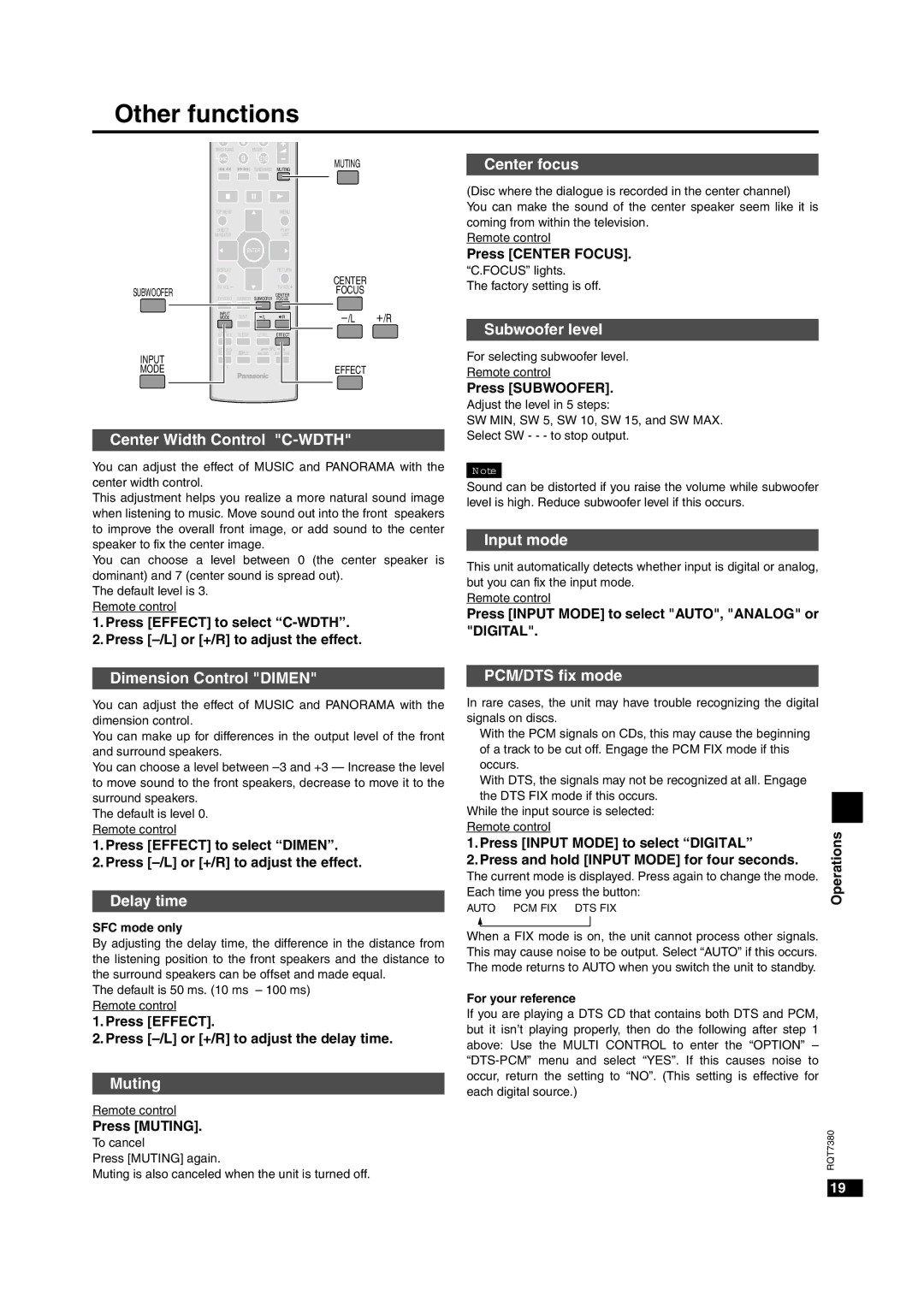 Panasonic SC-HT07, HT-SC07, HT-SC05, SC-HT05 manual 0JK N$6%O, 0JK no, JK PP=P5P P5P 