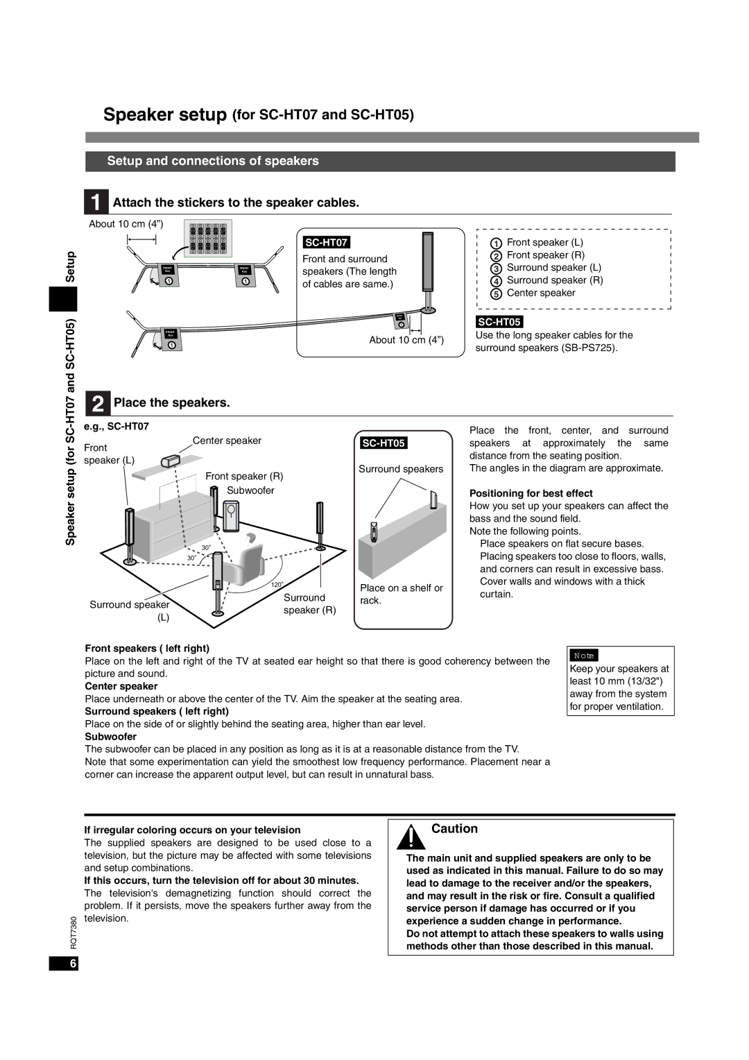 Panasonic SC-HT05, HT-SC07, HT-SC05, SC-HT07 manual =$%, #54$/% #%%#, +/,/$%2*+2!5/,+//+*%/0*/%+/%2//2 