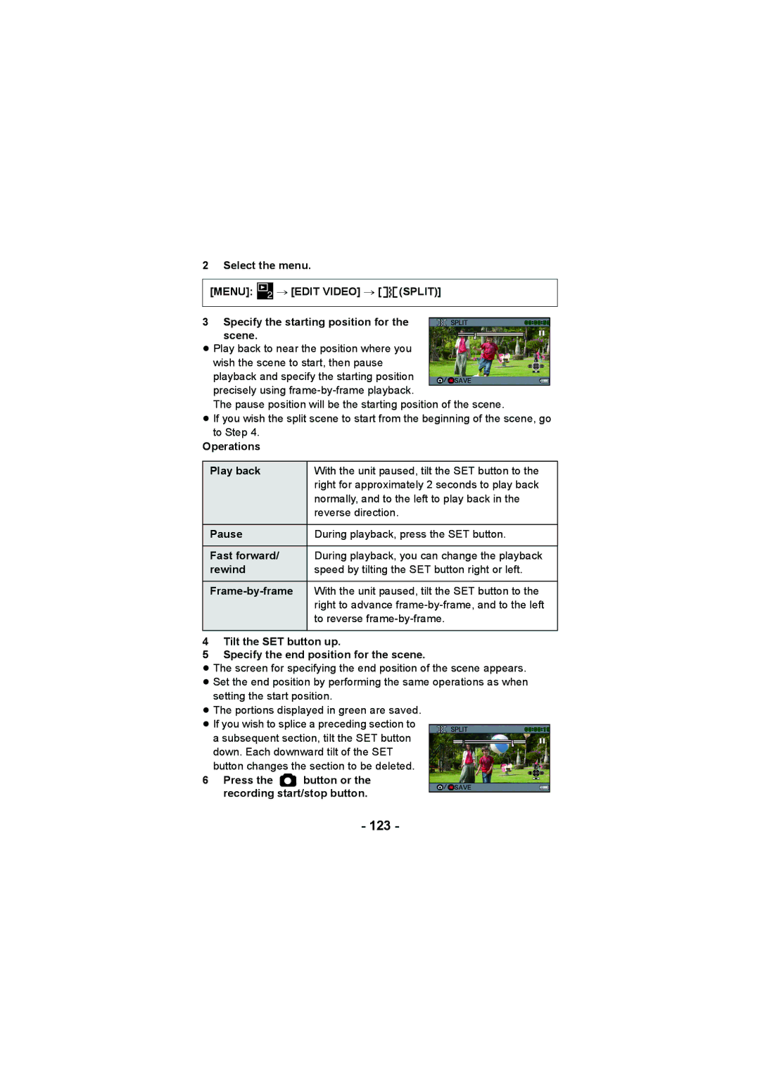 Panasonic HX-DC2, HX-WA20 operating instructions 123 