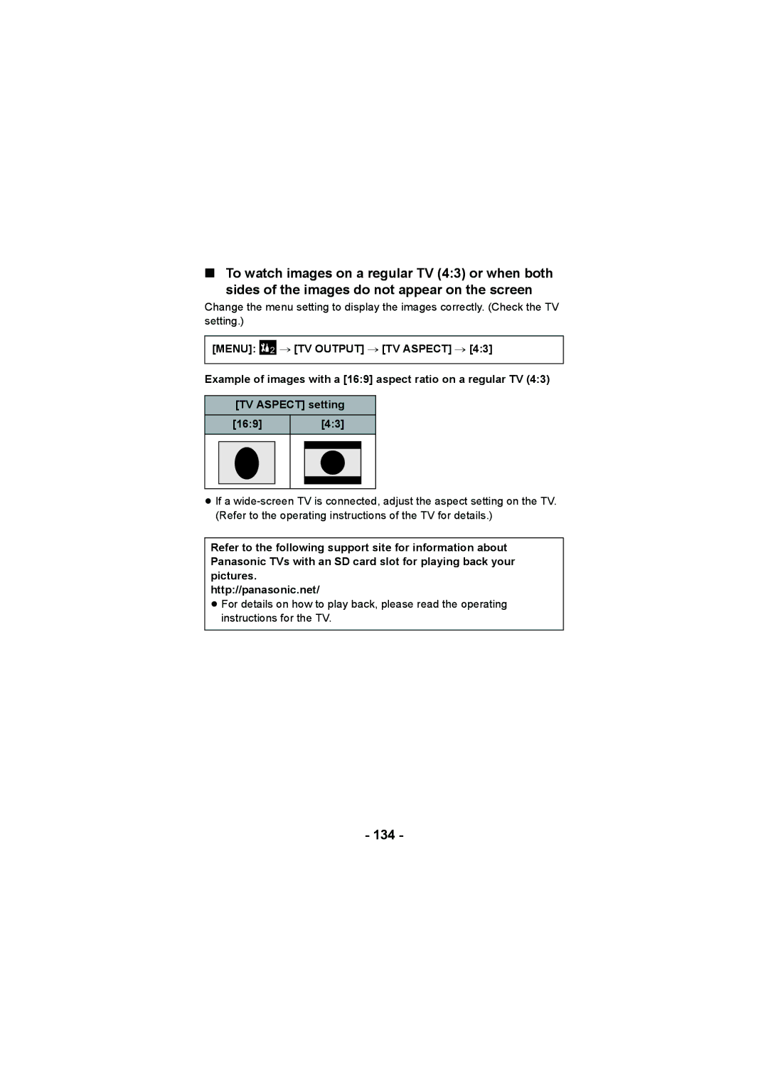 Panasonic HX-WA20, HX-DC2 operating instructions 134 