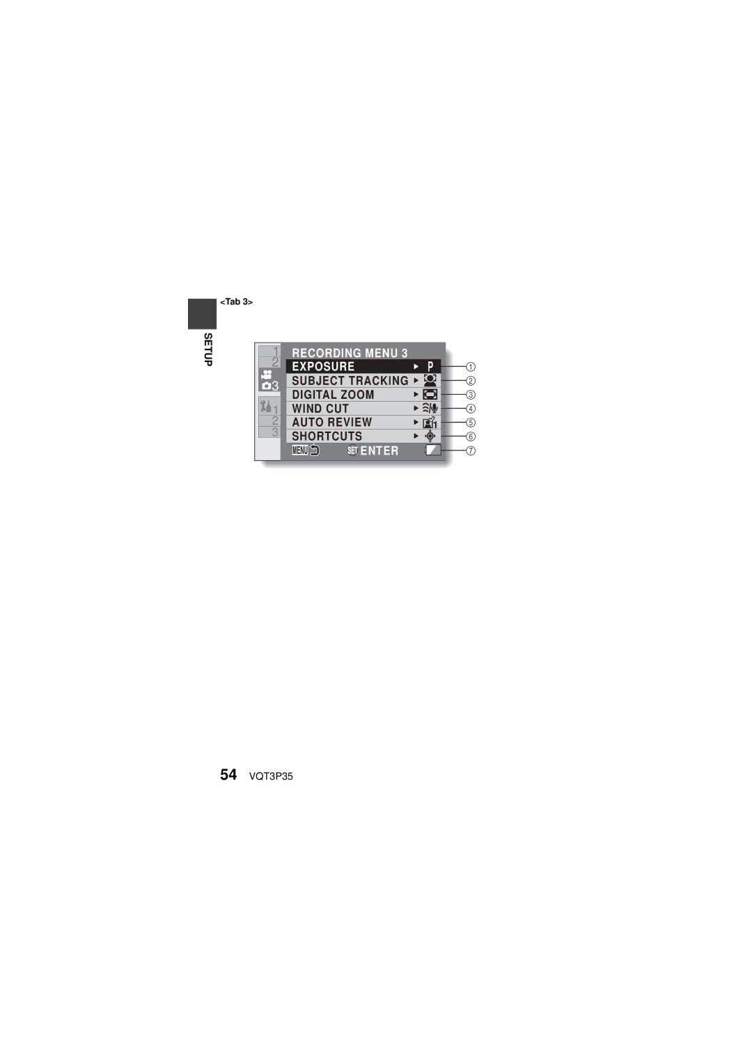 Panasonic HX-WA10 owner manual 54 VQT3P35 