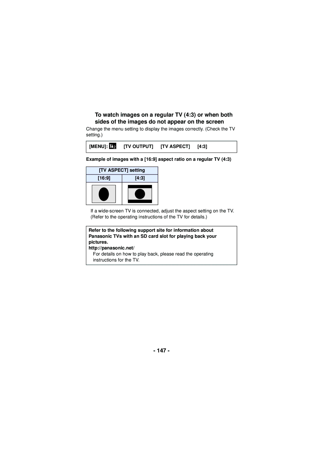 Panasonic HXWA03H, HX-WA30, HX-WA03 owner manual 147 