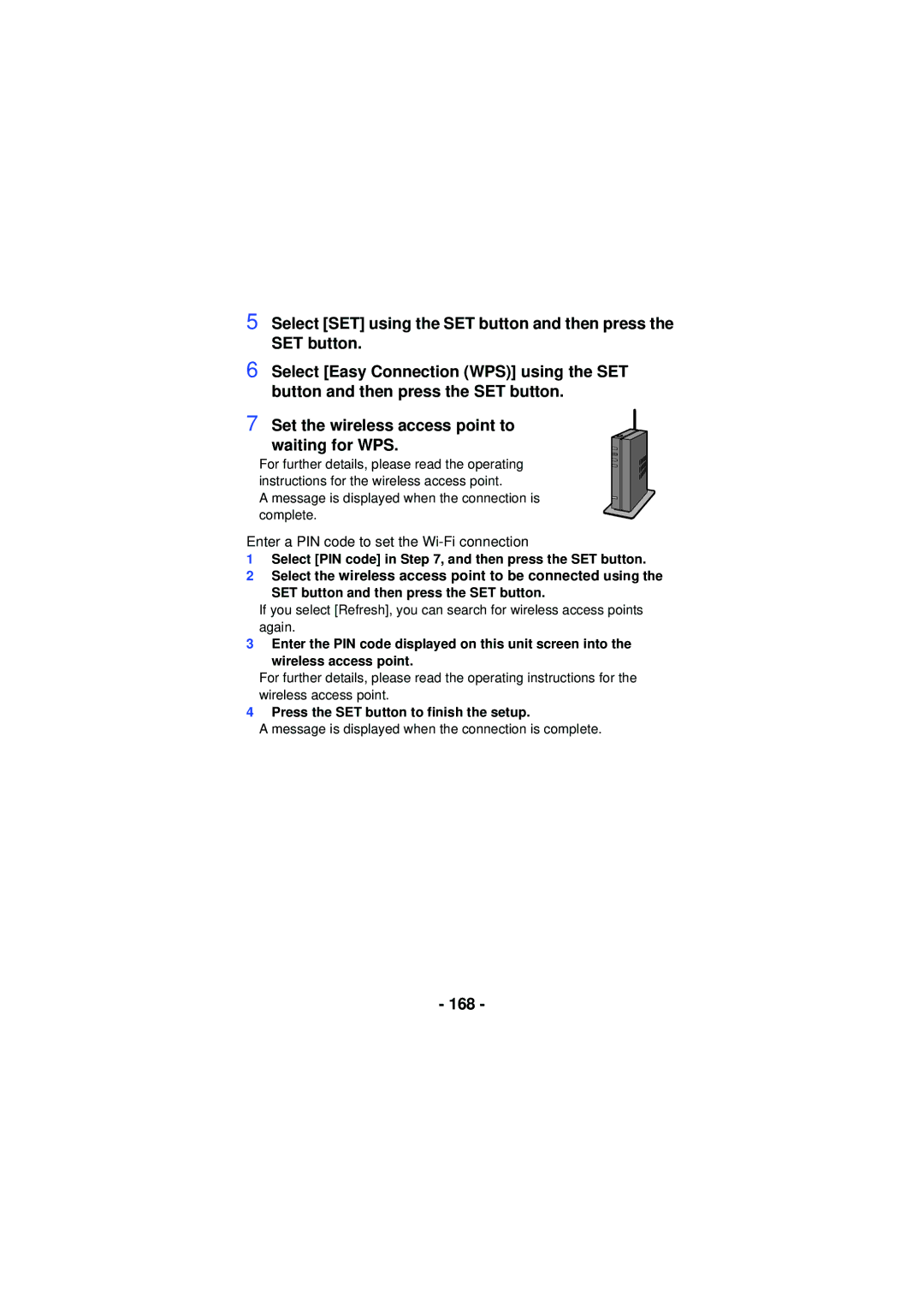 Panasonic HX-WA30, HX-WA03, HXWA03H owner manual 168 