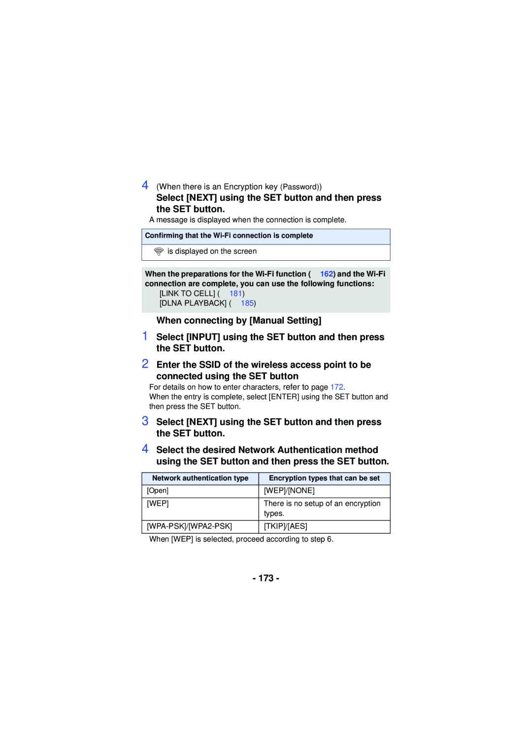 Panasonic HX-WA30, HX-WA03, HXWA03H owner manual 173 