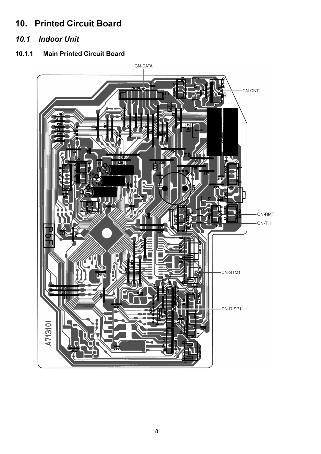 Panasonic Indoor Unit Outdoor Unit CS-E9NKUAW CS-E12NKUAW CU-E9NKUA CU-E12NKUA service manual Printed Circuit Board 