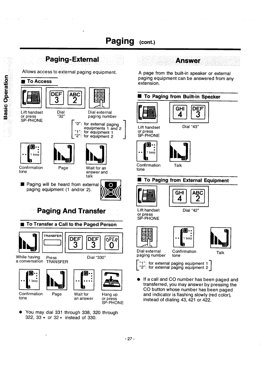 Panasonic integrated telephone system manual 