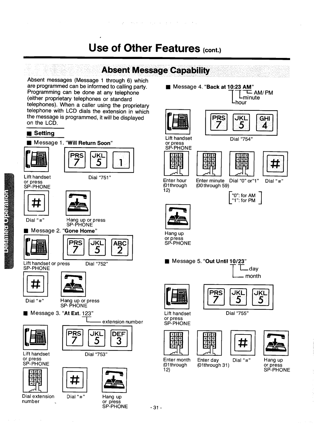 Panasonic integrated telephone system manual 