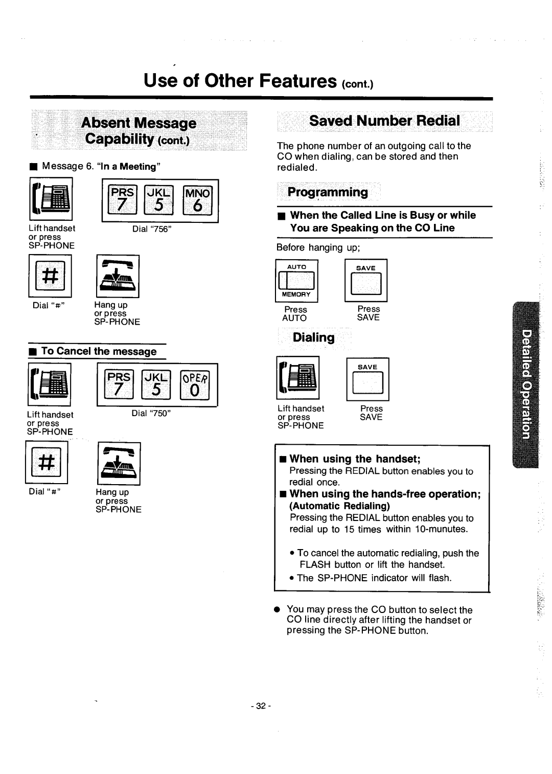 Panasonic integrated telephone system manual 