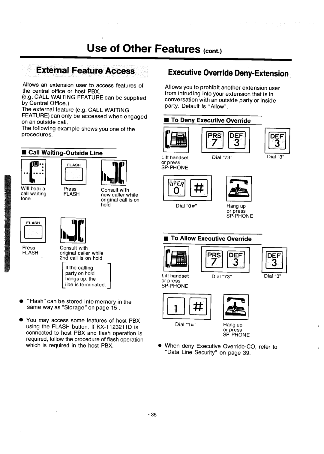 Panasonic integrated telephone system manual 