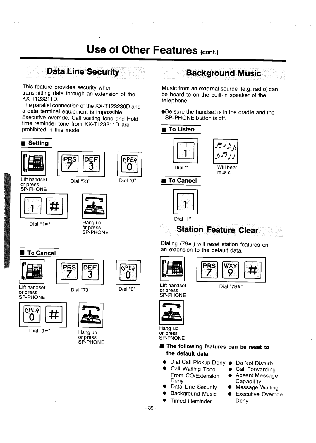 Panasonic integrated telephone system manual 