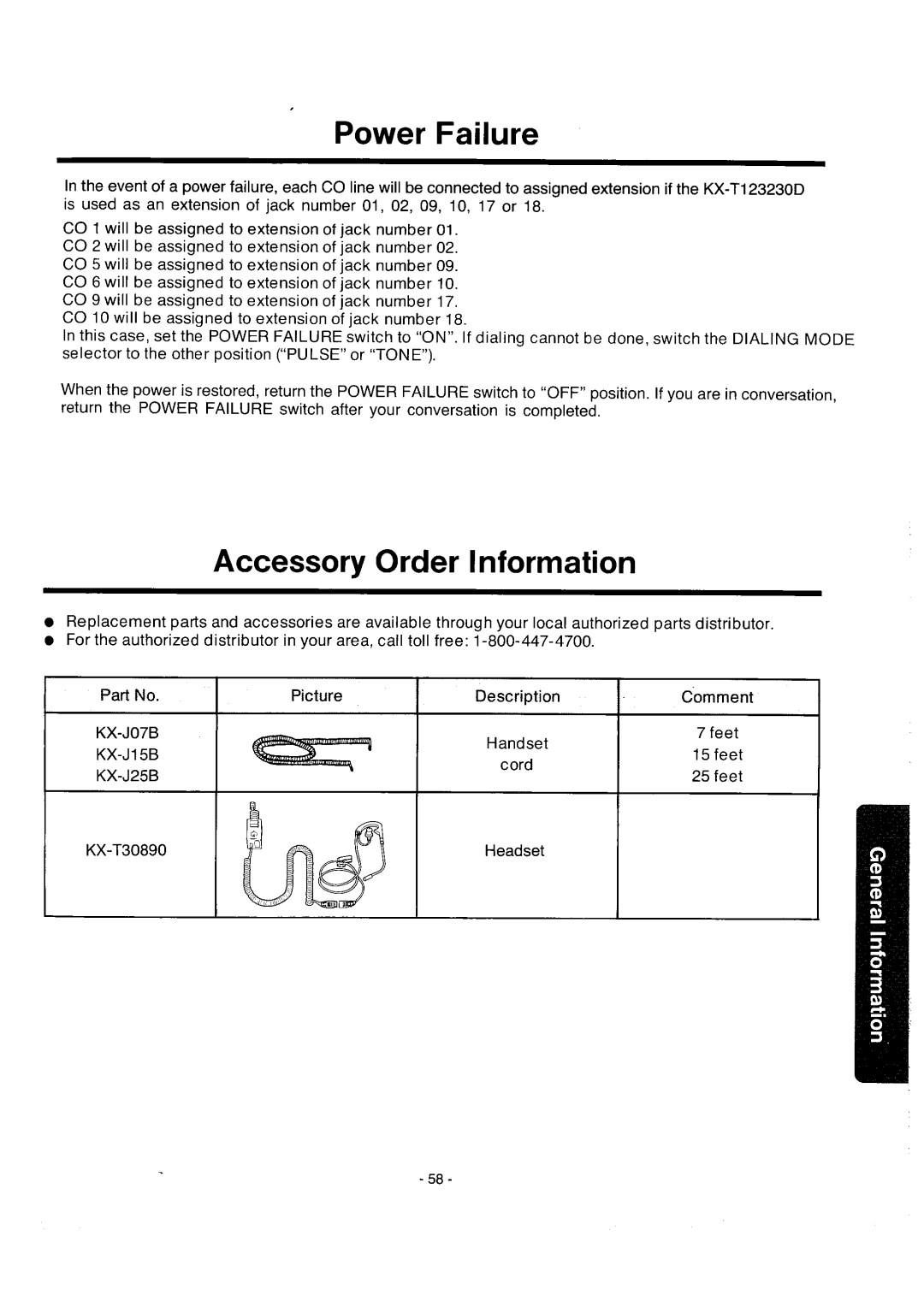 Panasonic integrated telephone system manual 