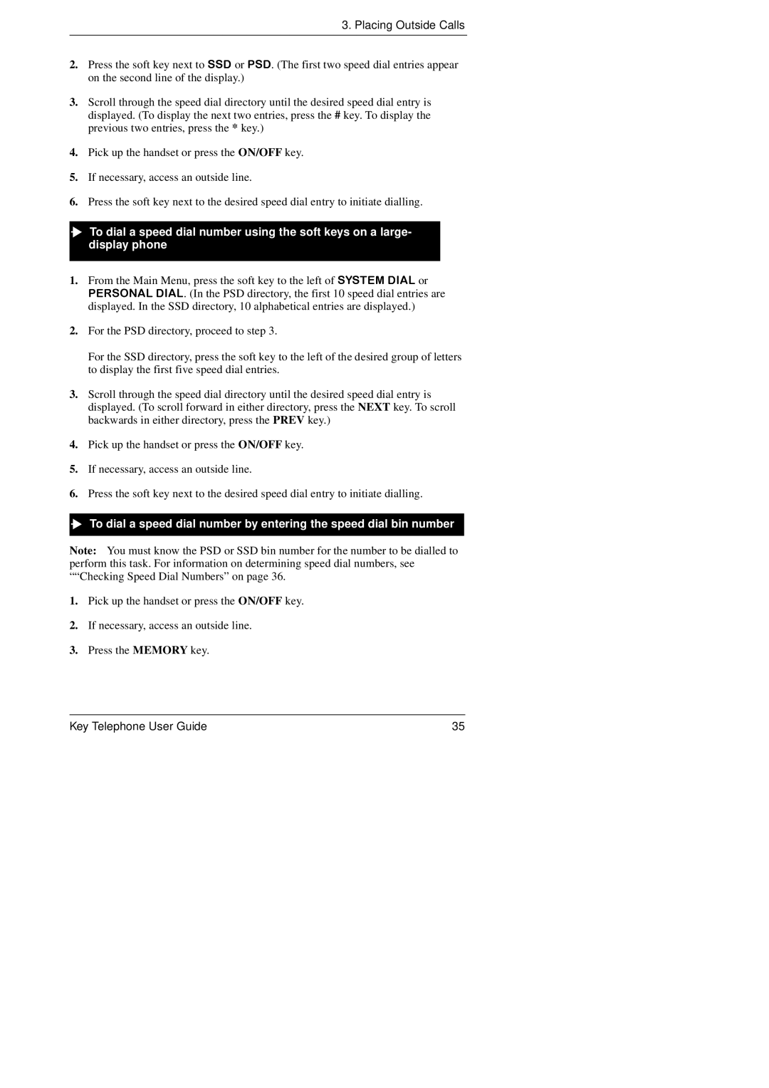 Panasonic KEY TELEPHONE manual ##From the Main Menu, press the soft key to the left of #or 