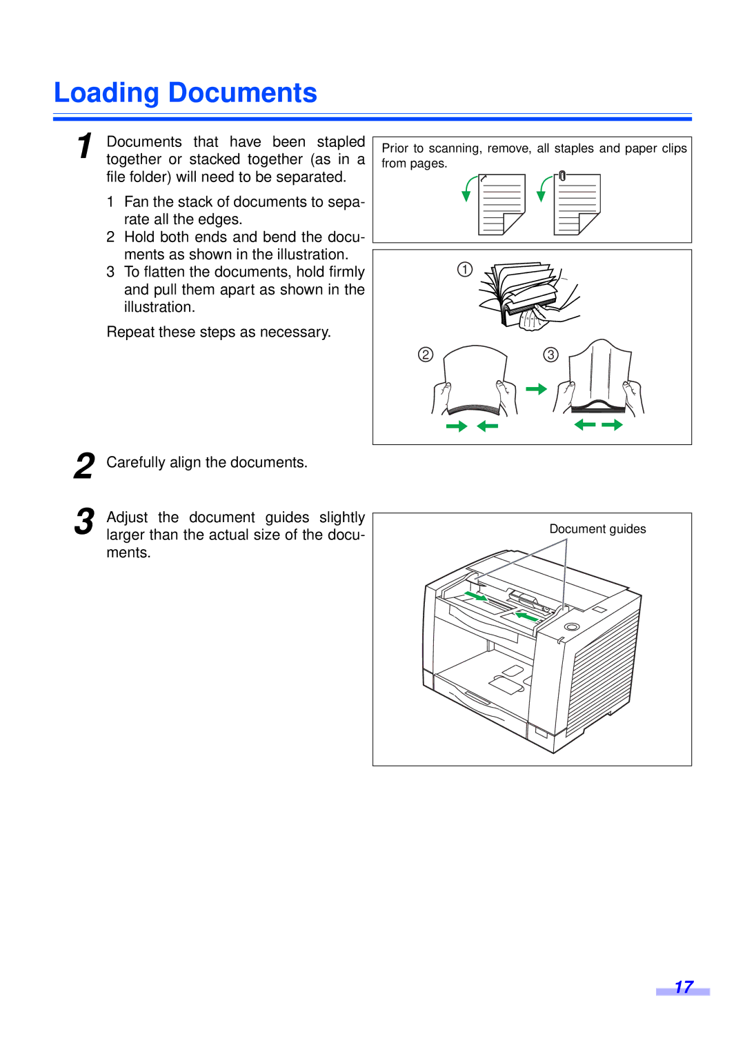 Panasonic KV-S2025CU, KV-S2045CU installation manual Loading Documents 