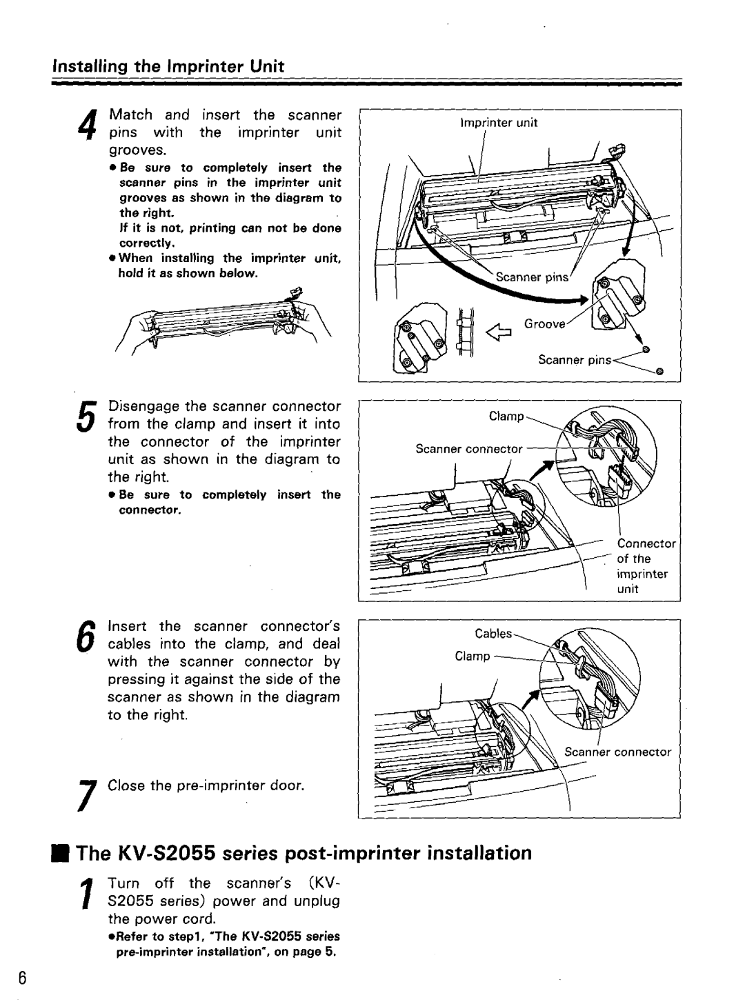 Panasonic KV-SS010 manual 