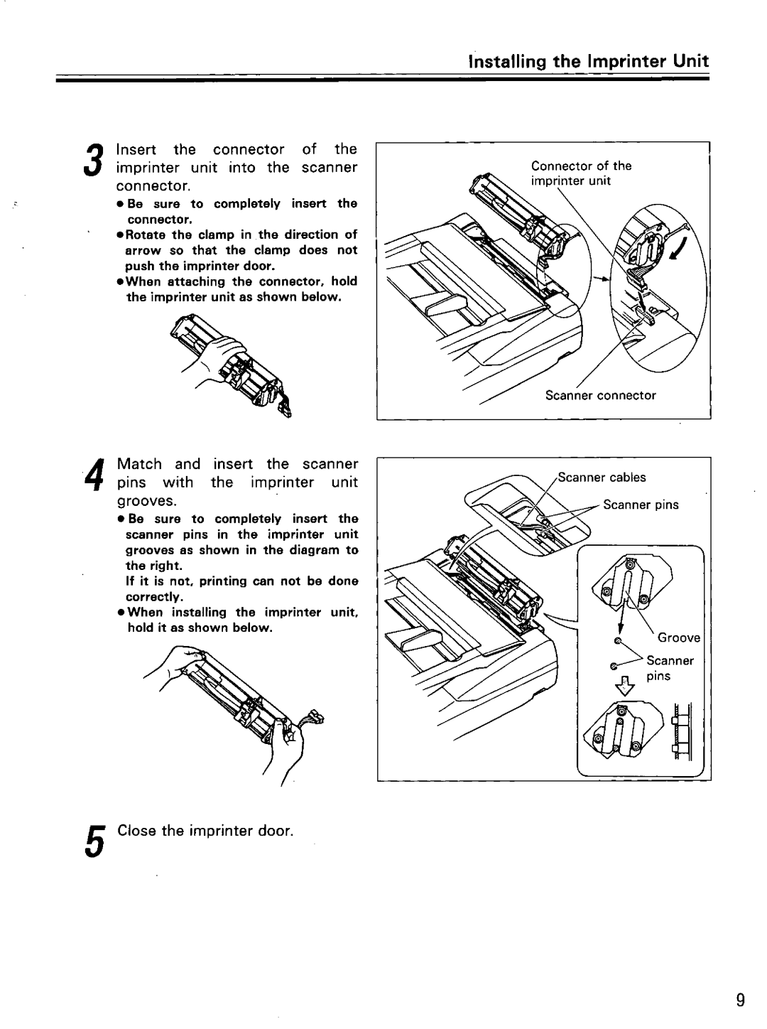 Panasonic KV-SS010 manual 