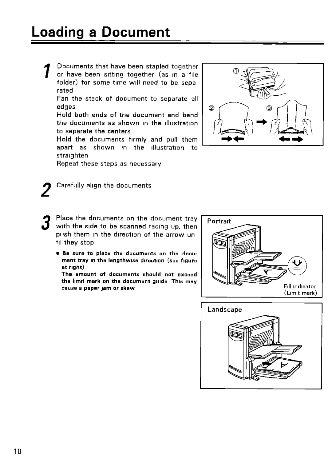 Panasonic KV-SS25G, KV-SS25U manual 